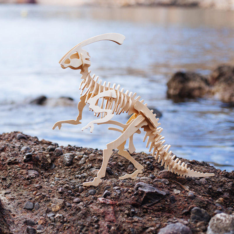 Maquetas-de-madera—Parasaurolophus-A Maquetas-de-madera—Parasaurolophus-A
