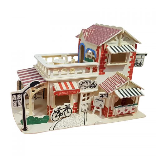 Maqueta-de-madera-Edificios-y-Monumentos-Cafetería