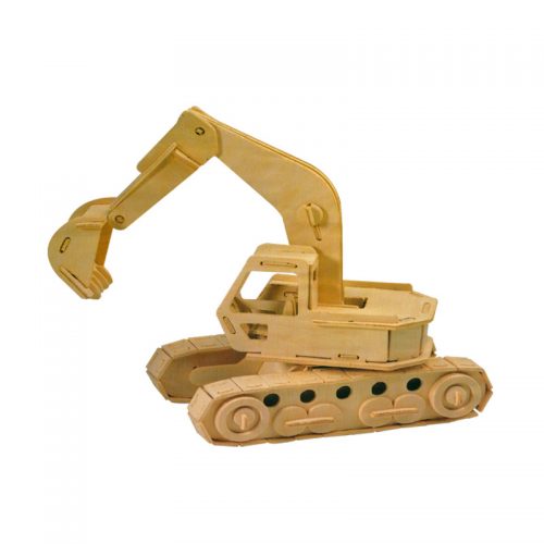 Maqueta-de-madera-Vehículos-Excavadora