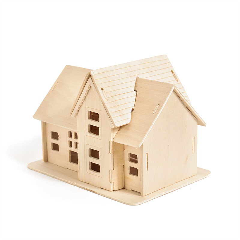 Maquetas de madera – Casa A Maquetas de madera – Casa A