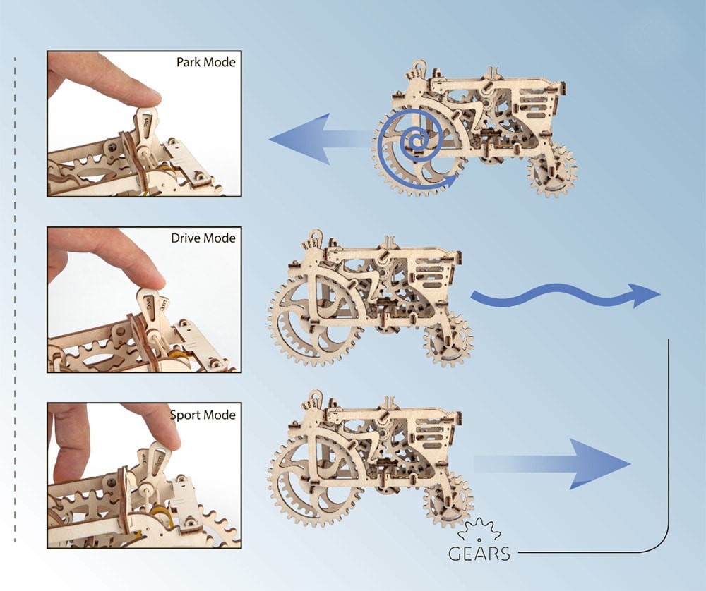 Model Tractor Ugears 11-max-1100 Model Tractor Ugears 11-max-1100