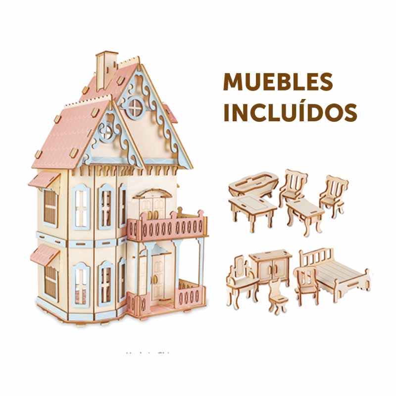 Victoriana con muebles láser